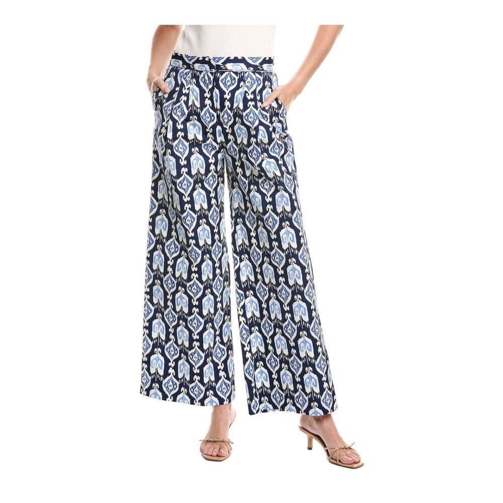 J.Mclaughlin Amal Pants Womens 4 Wide Leg High Rise New